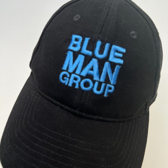 Universal Hat Men Strap Back Blue Man Group Orlando Resort Run Gym One Size Cap